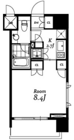 チェスターコート御茶ノ水の物件間取画像